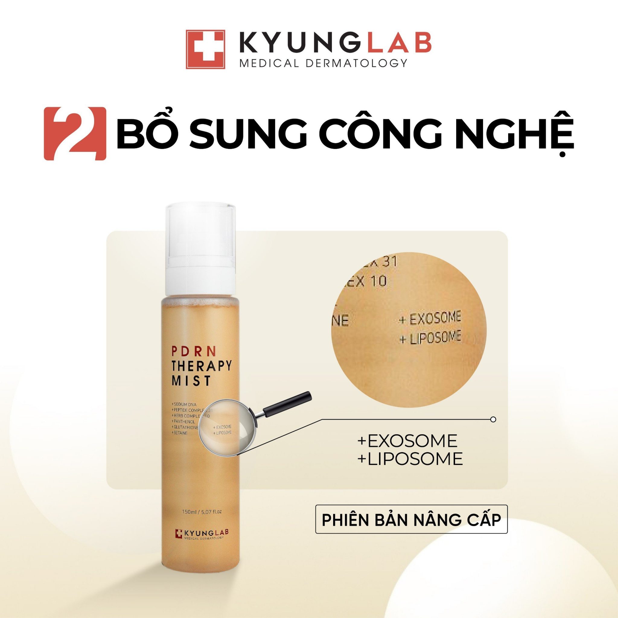 KYUNGLAB PDRN THERAPY MIST 150ML PHIÊN BẢN NÂNG CẤP KYUNGLAB